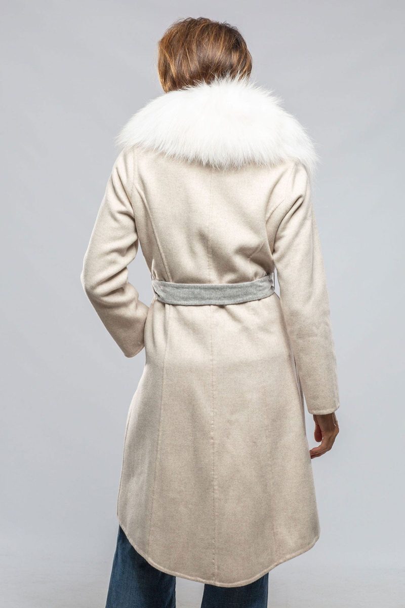 axels liana virgin wool coat in oatmeal ladies outerwear cloth axels vail 40243418824938