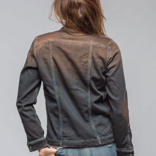 axels premium denim beale over dyed denim jacket in desert ladies outerwear cloth axels vail 40307880132842