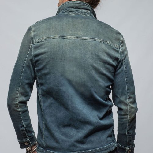 axels premium denim chase denim jacket in cactus mens outerwear overshirts axels vail 40526925955306