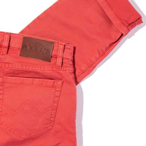 axels premium denim flagstaff performance denim in corallo mens pants 5 pocket axels vail 37997437812970