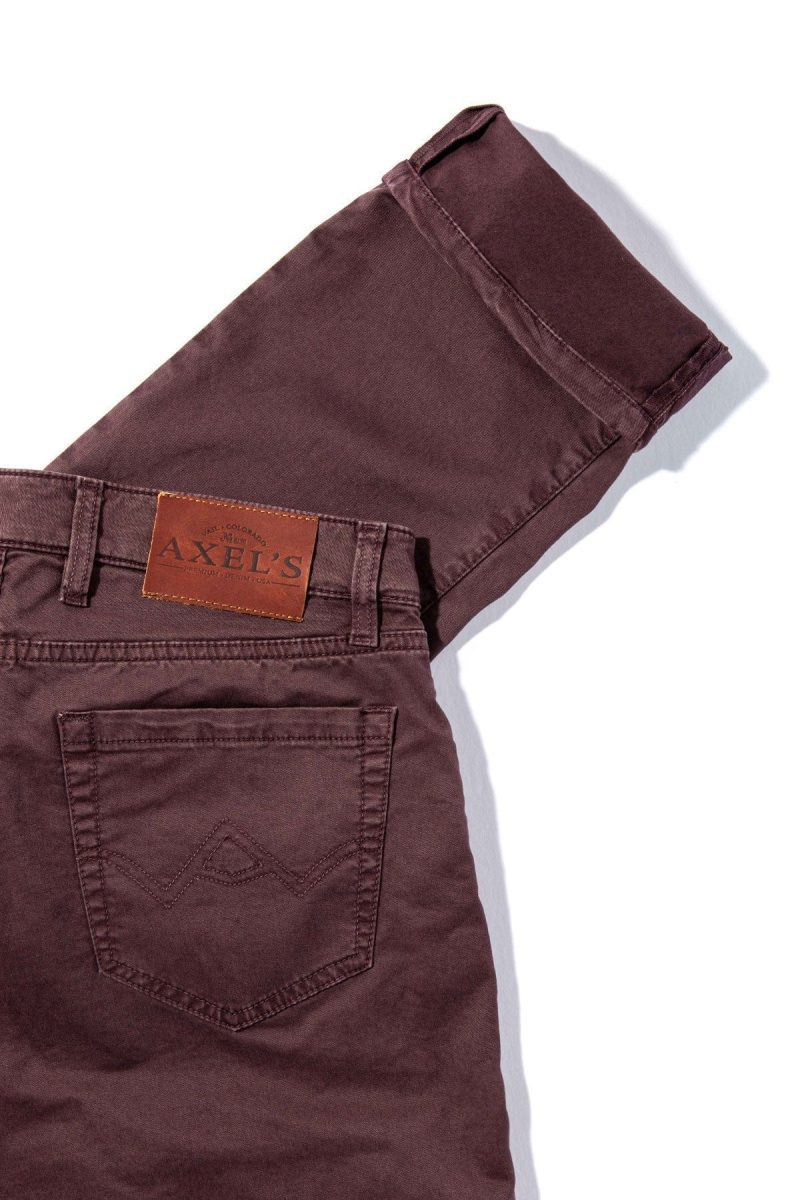 axels premium denim flagstaff performance denim in mosto mens pants 5 pocket axels vail 37775501197546