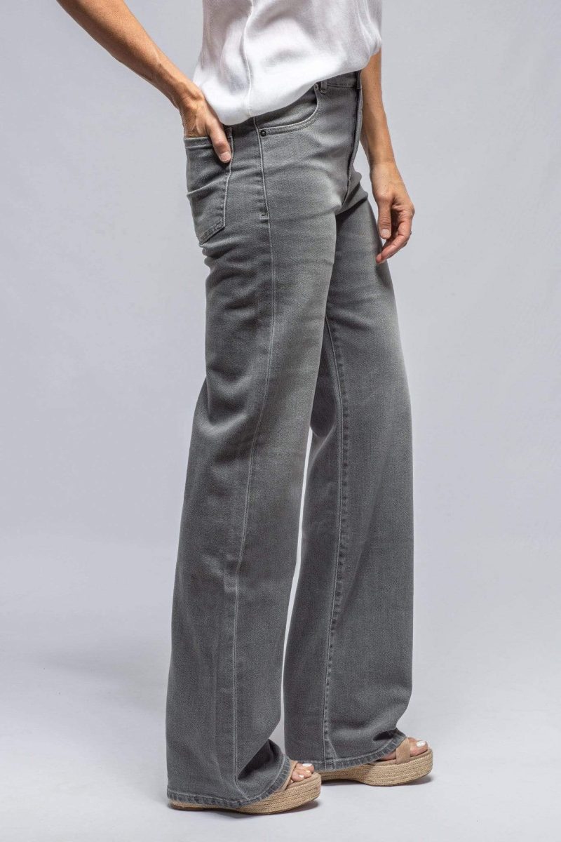 axels premium denim martina high rise wide leg jean in grey ladies pants jeans axels vail 30224691134653