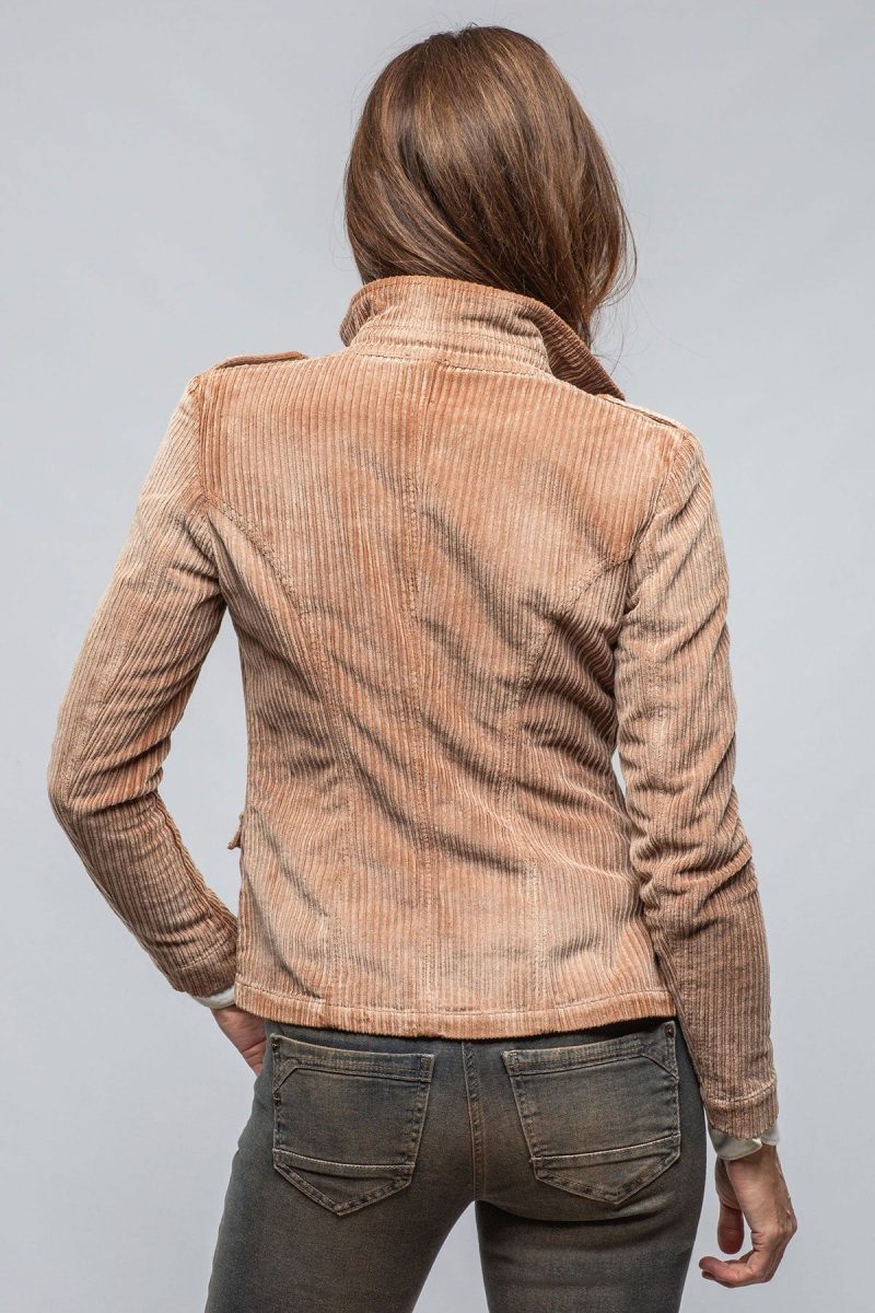 axels premium denim pagosa wide wale 4 pocket jkt in rust ladies outerwear cloth axels vail 40508519219434