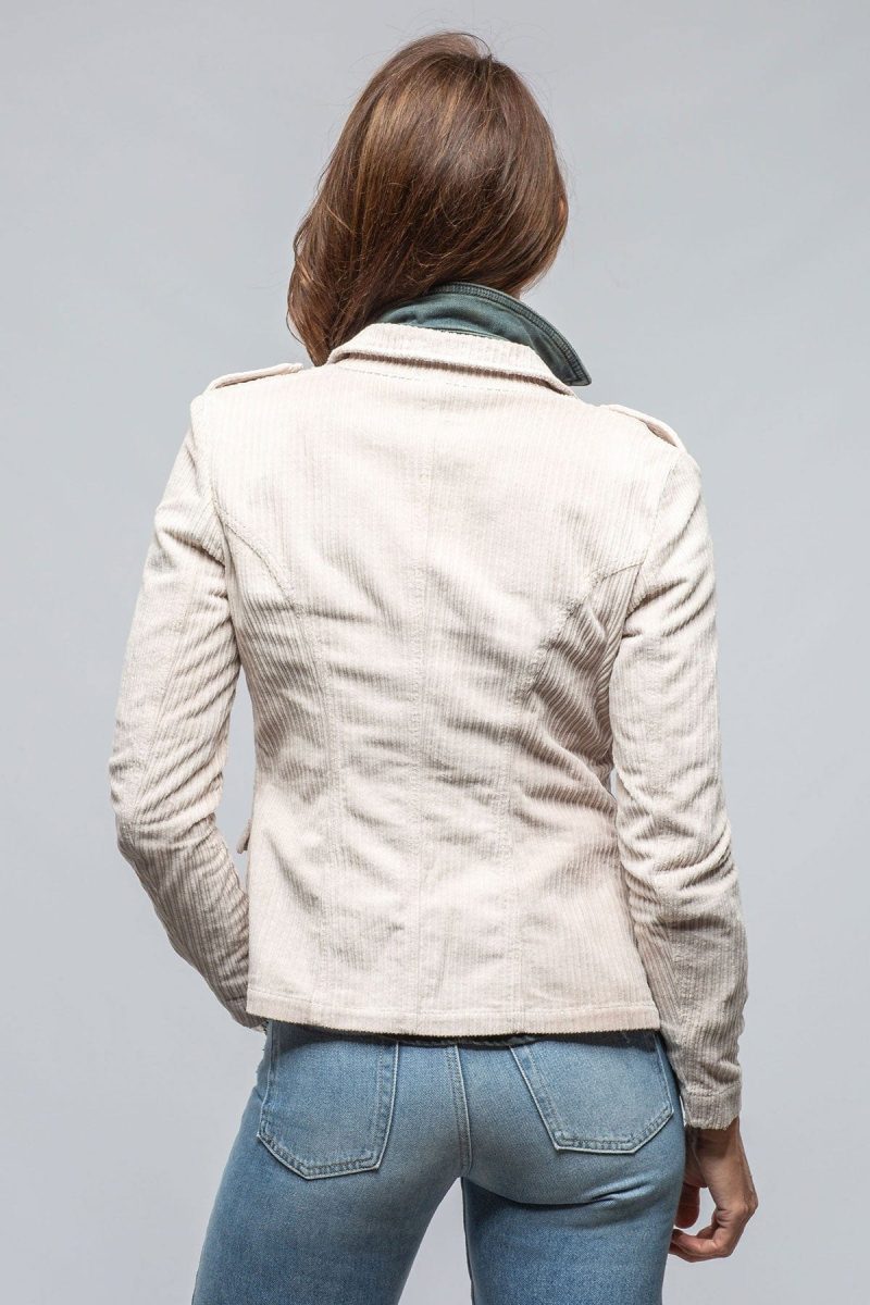 axels premium denim pagosa wide wale 4 pocket jkt in stone ladies outerwear cloth axels vail 40508516466922