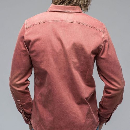 axels premium denim ranger denim snap shirt in terracotta mens shirts axels vail 38900958265578