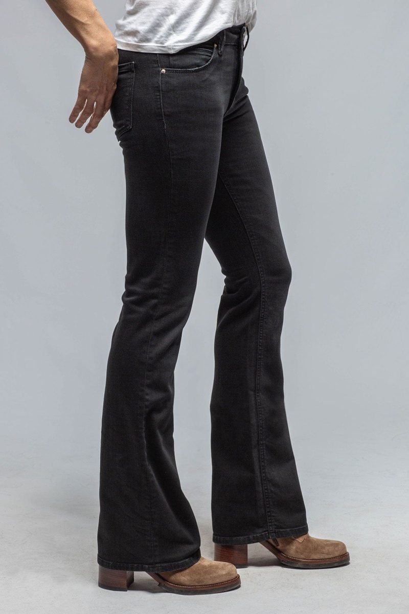 axels premium denim tommy flare jeans in washed black ladies pants jeans axels vail 36560105406698