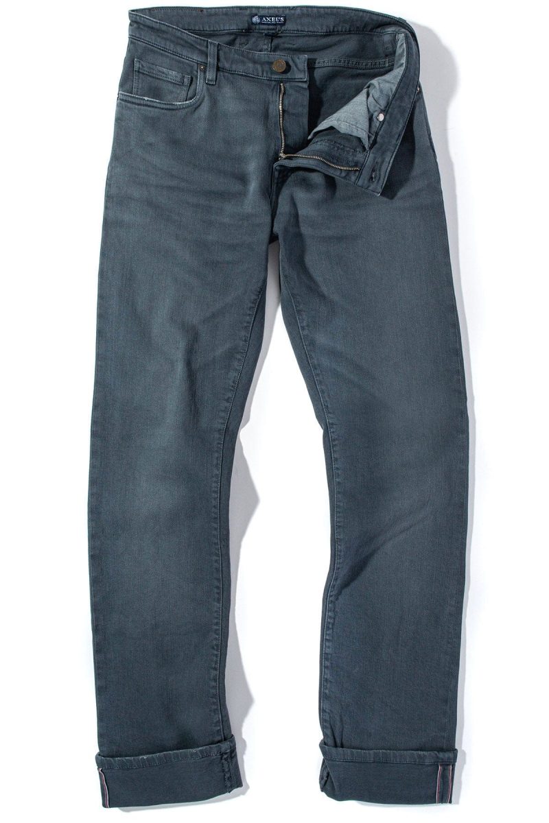 axels premium denim tucson selvedge denim in acciaio mens pants 5 pocket axels vail 39091713376490