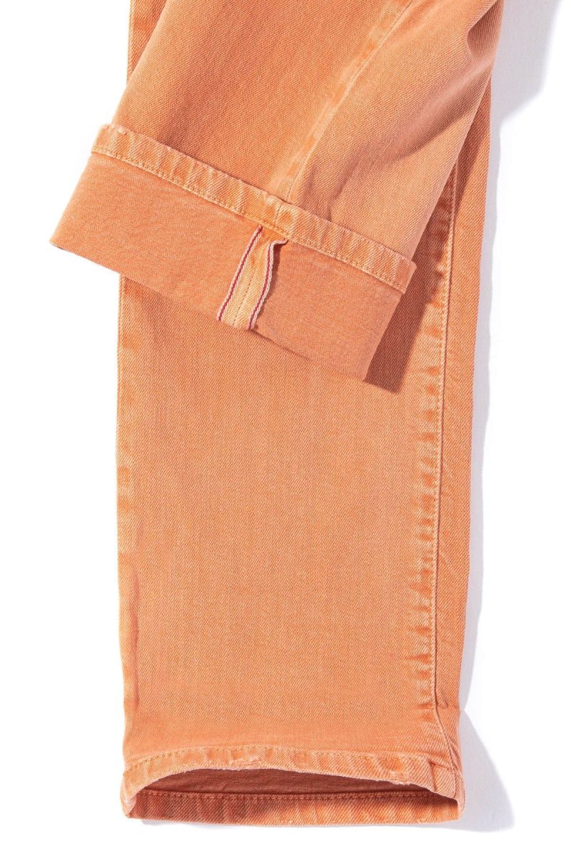 axels premium denim tucson selvedge denim in arancio mens pants 5 pocket axels vail 38816263733482