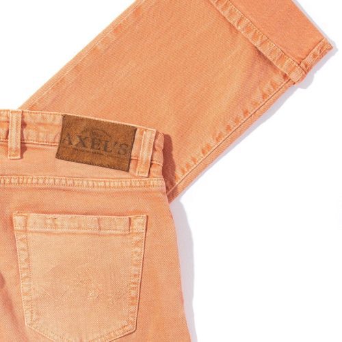 axels premium denim tucson selvedge denim in arancio mens pants 5 pocket axels vail 38816263799018