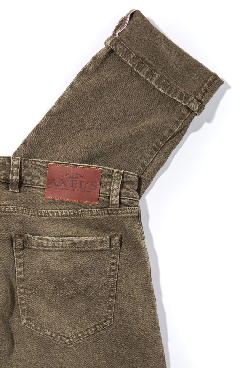 axels premium denim tucson selvedge denim in army mens pants 5 pocket axels vail 37502596153578