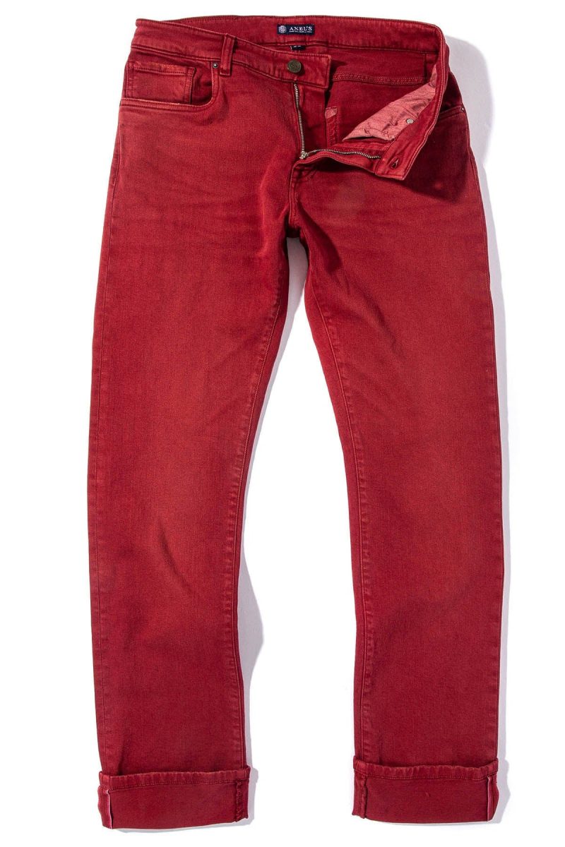 axels premium denim tucson selvedge denim in cherry mens pants 5 pocket axels vail 38609826906346