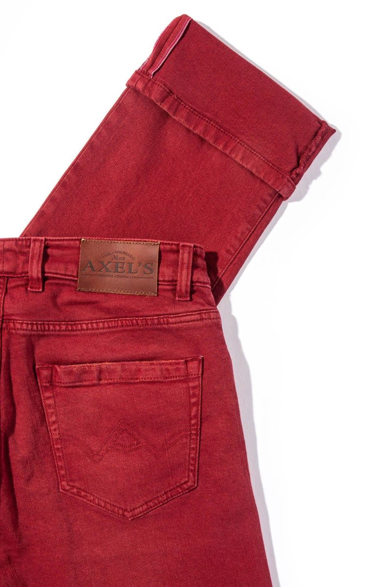 axels premium denim tucson selvedge denim in cherry mens pants 5 pocket axels vail 38609826939114