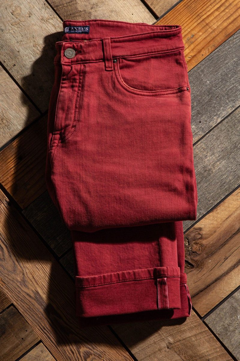 axels premium denim tucson selvedge denim in cherry mens pants 5 pocket axels vail 40059276329194