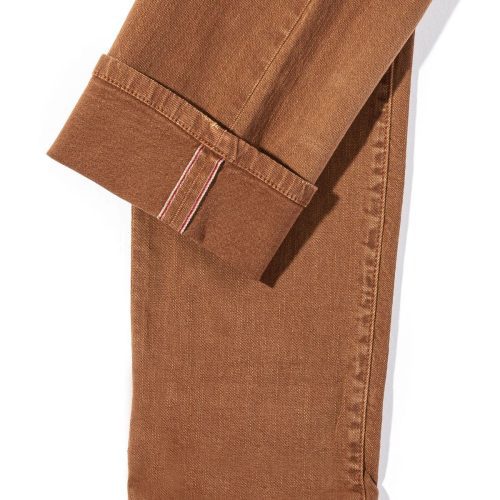 axels premium denim tucson selvedge denim in cognac mens pants 5 pocket axels vail 38626258485482