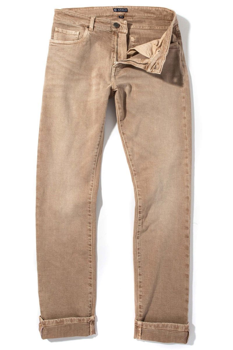 axels premium denim tucson selvedge denim in desert sand mens pants 5 pocket axels vail 37712989421802