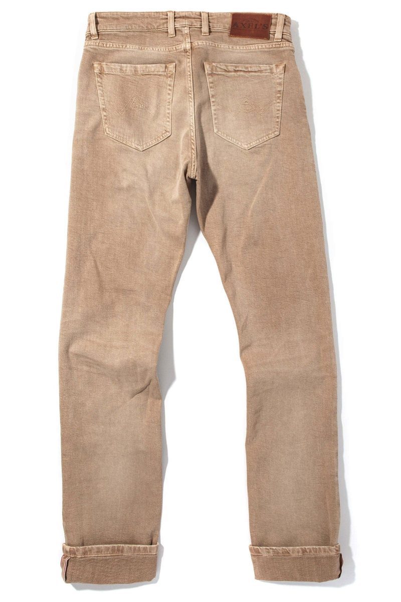 axels premium denim tucson selvedge denim in desert sand mens pants 5 pocket axels vail 37712989487338