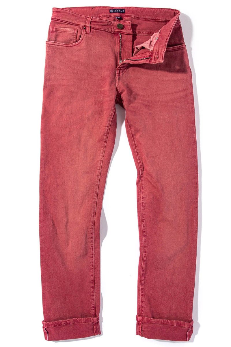 axels premium denim tucson selvedge denim in fragola mens pants 5 pocket axels vail 38609821860074