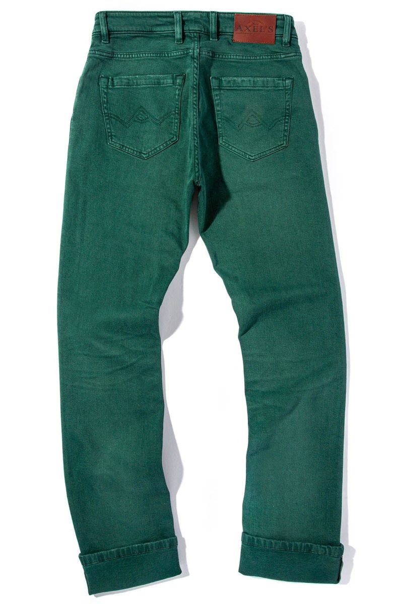 axels premium denim tucson selvedge denim in green mens pants 5 pocket axels vail 38609827168490