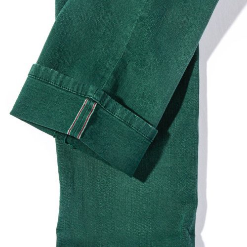 axels premium denim tucson selvedge denim in green mens pants 5 pocket axels vail 38609827234026