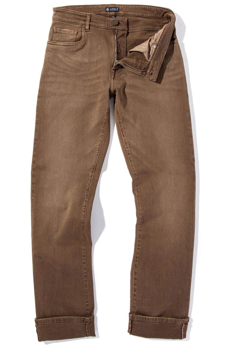 axels premium denim tucson selvedge denim in liquirizia mens pants 5 pocket axels vail 38626257404138