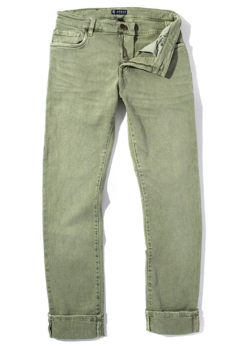 axels premium denim tucson selvedge denim in menta mens pants 5 pocket axels vail 38609816387818