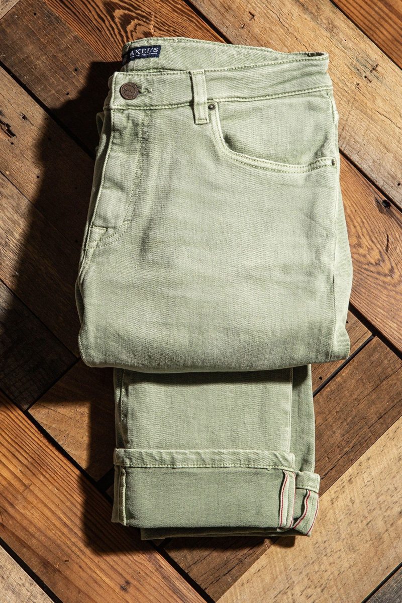 axels premium denim tucson selvedge denim in menta mens pants 5 pocket axels vail 40059279835370