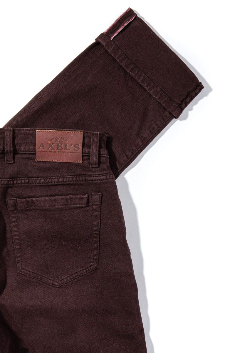 axels premium denim tucson selvedge denim in mosto mens pants 5 pocket axels vail 39091709673706