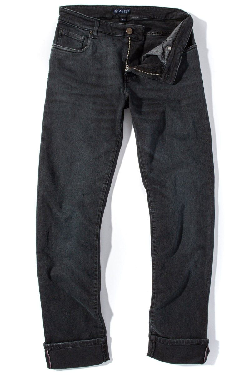 axels premium denim tucson selvedge denim in nero mens pants 5 pocket axels vail 39091704791274