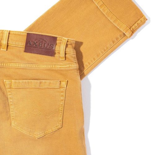 axels premium denim tucson selvedge denim in ocra mens pants 5 pocket axels vail 38816266420458