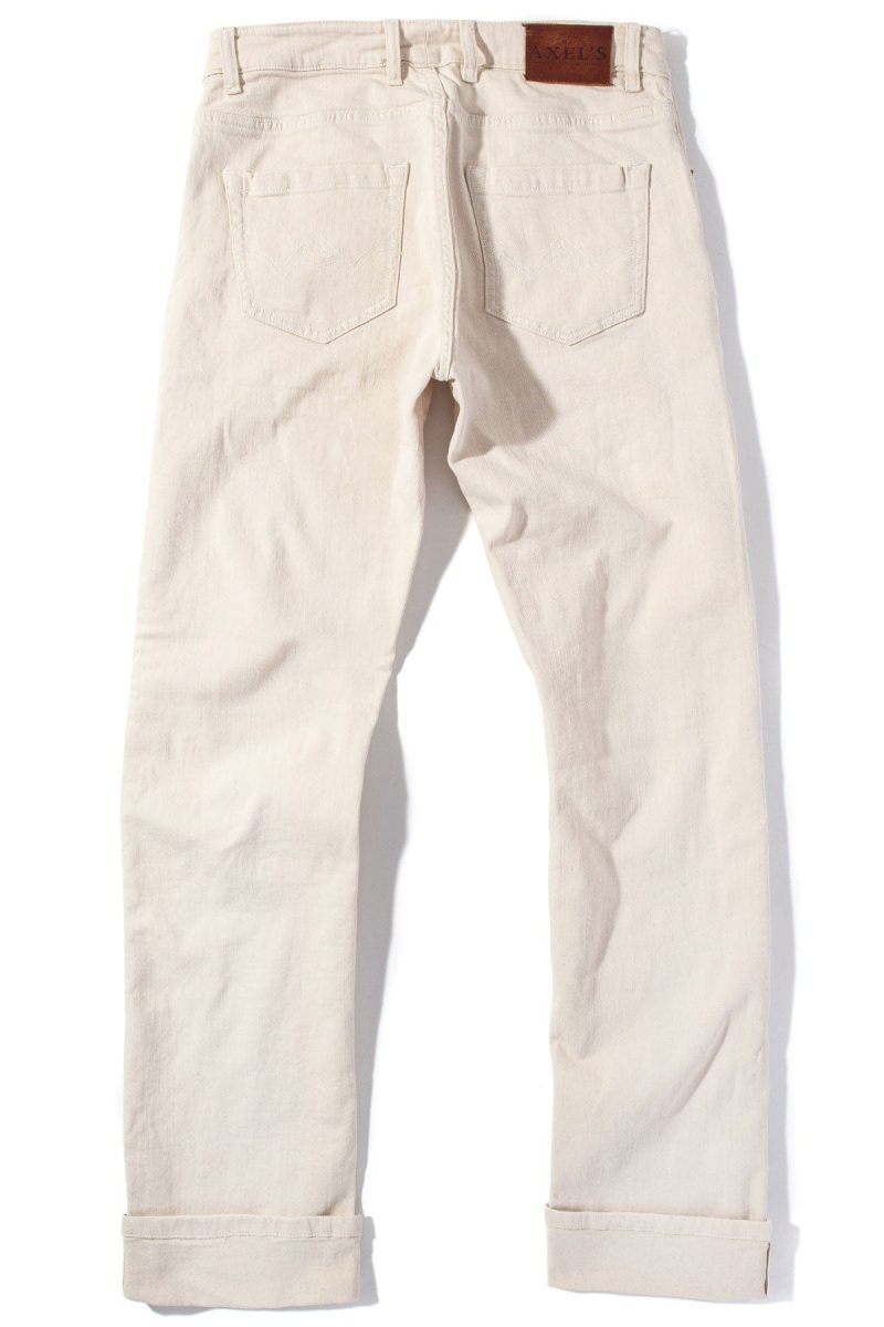 axels premium denim tucson selvedge denim in off white mens pants 5 pocket axels vail 39091709116650