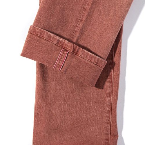 axels premium denim tucson selvedge denim in terracotta mens pants 5 pocket axels vail 39091706134762