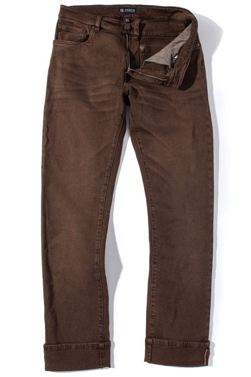 axels premium denim tucson selvedge denim in wenge mens pants 5 pocket axels vail 39091705282794