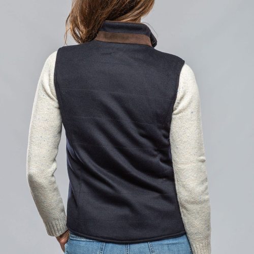 axels simi vest in navy ladies outerwear cloth axels vail 40228944707818