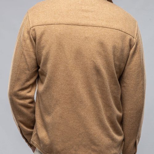 baldassari sooter cashmere shirt in camel mens sweaters axels vail 37439140462826