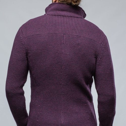 baldassari tuscan sweater jacket in wine mens sweaters axels vail 39390824169706