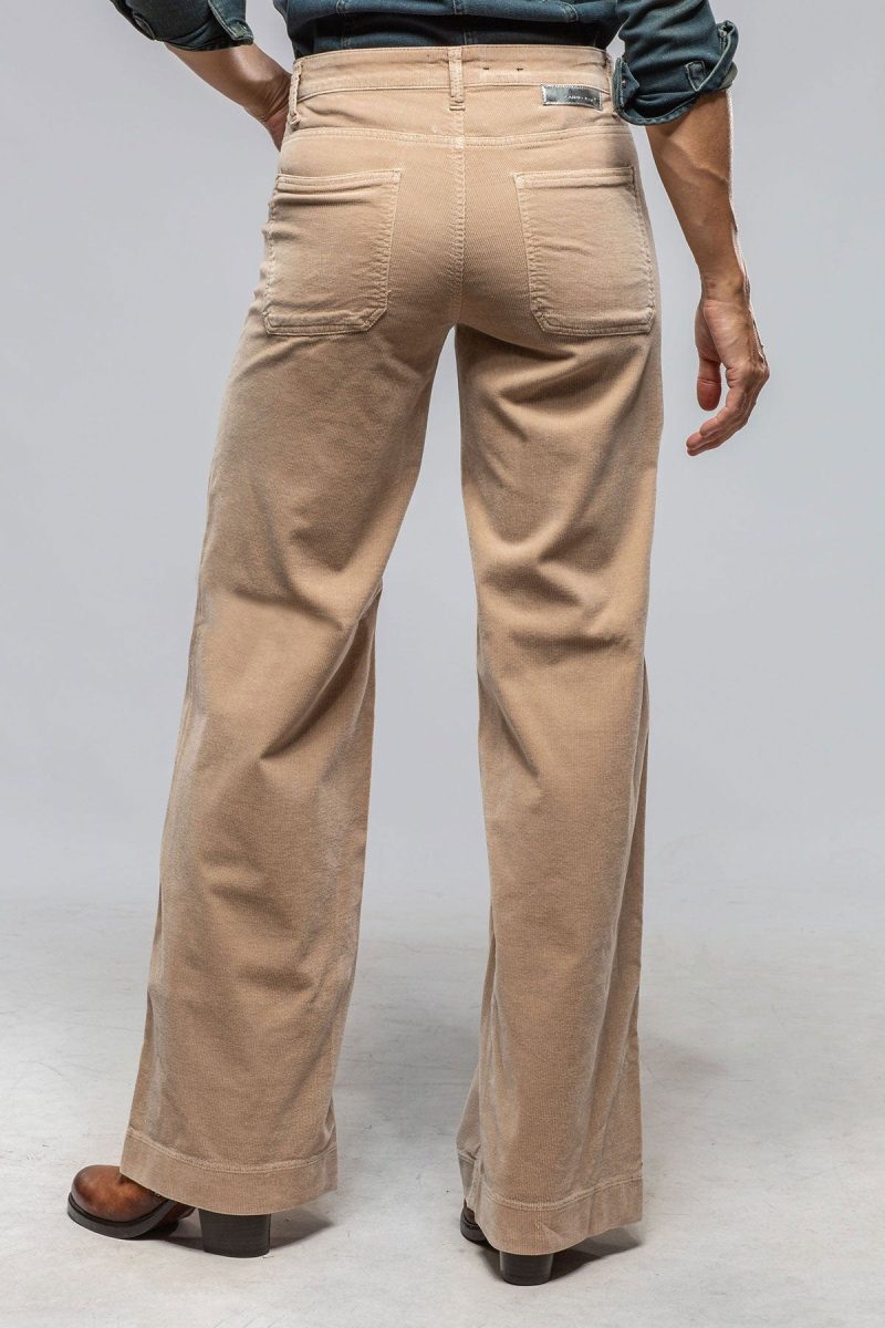 cambio ada patch pocket cord in brown ladies pants jeans axels vail 40307841728746