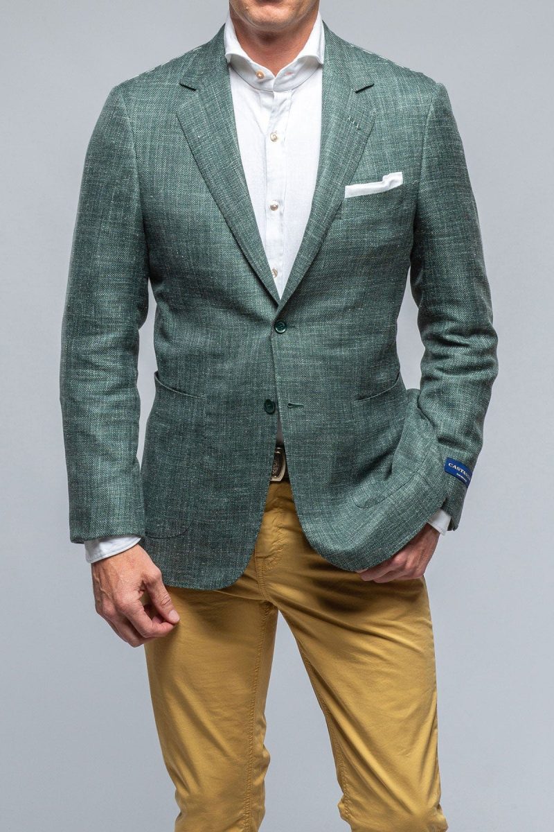 castangia cosenza sport coat in green mens tailored sport coats axels vail 39286425649386