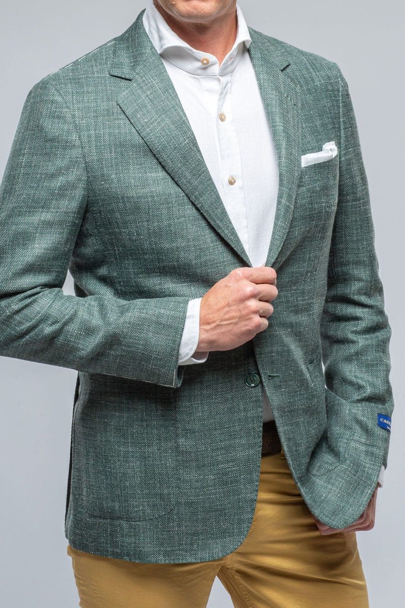 castangia cosenza sport coat in green mens tailored sport coats axels vail 39286425780458