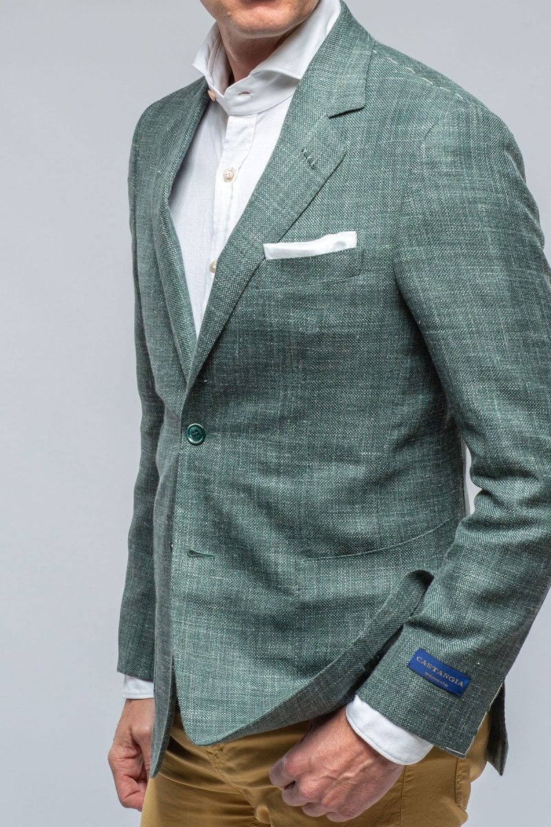 castangia cosenza sport coat in green mens tailored sport coats axels vail 39286426206442