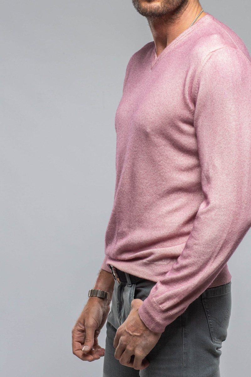 colombo tanzia kid cashmere in pink mens sweaters axels vail 37116310749418