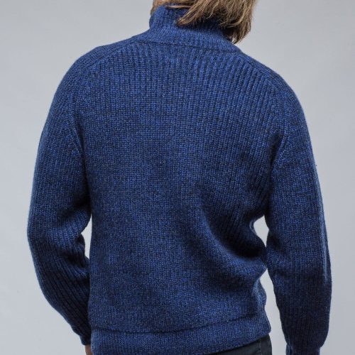 corgi galway chunky cashmere full zip navy donnagle mens sweaters axels vail 38835507822826