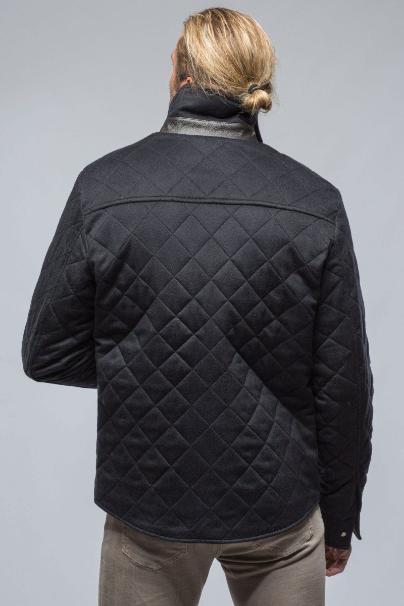 dibello cilindro cashmere quilted in navy mens outerwear cloth axels vail 39269441437930