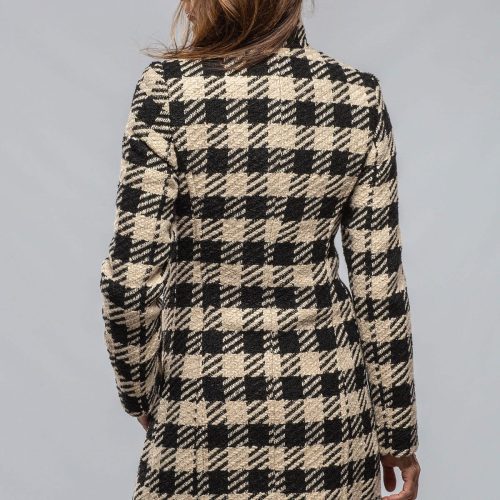 dibello millie houndstooth coat ladies outerwear cloth axels vail 40228780703978