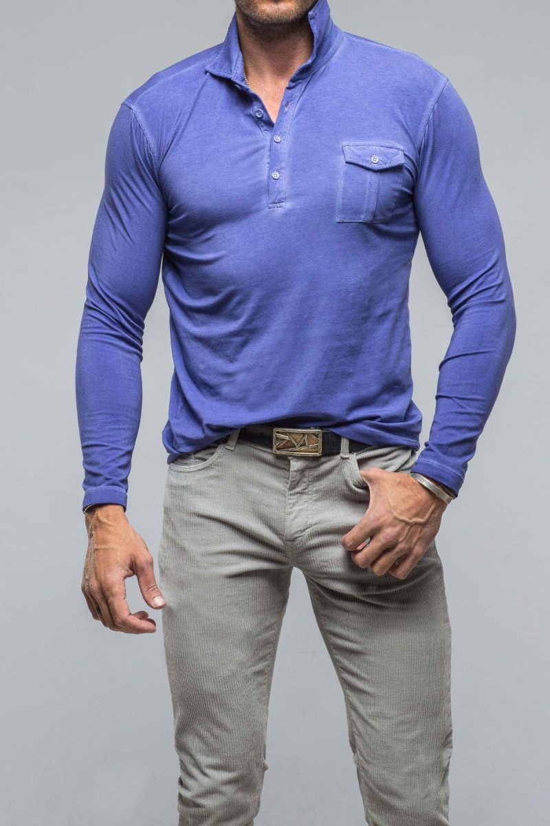 dune cafe paco ls polo shirt in lavender mens shirts polos axels vail 38547759202538