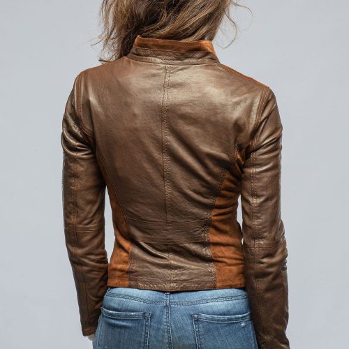 dune lauren suede amp leather jkt in brown ladies outerwear leather axels vail 39541854339306