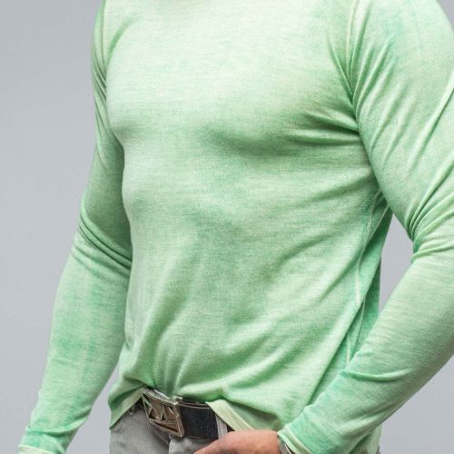 dune matteo cashmere crew in green mens sweaters axels vail 38547938902250