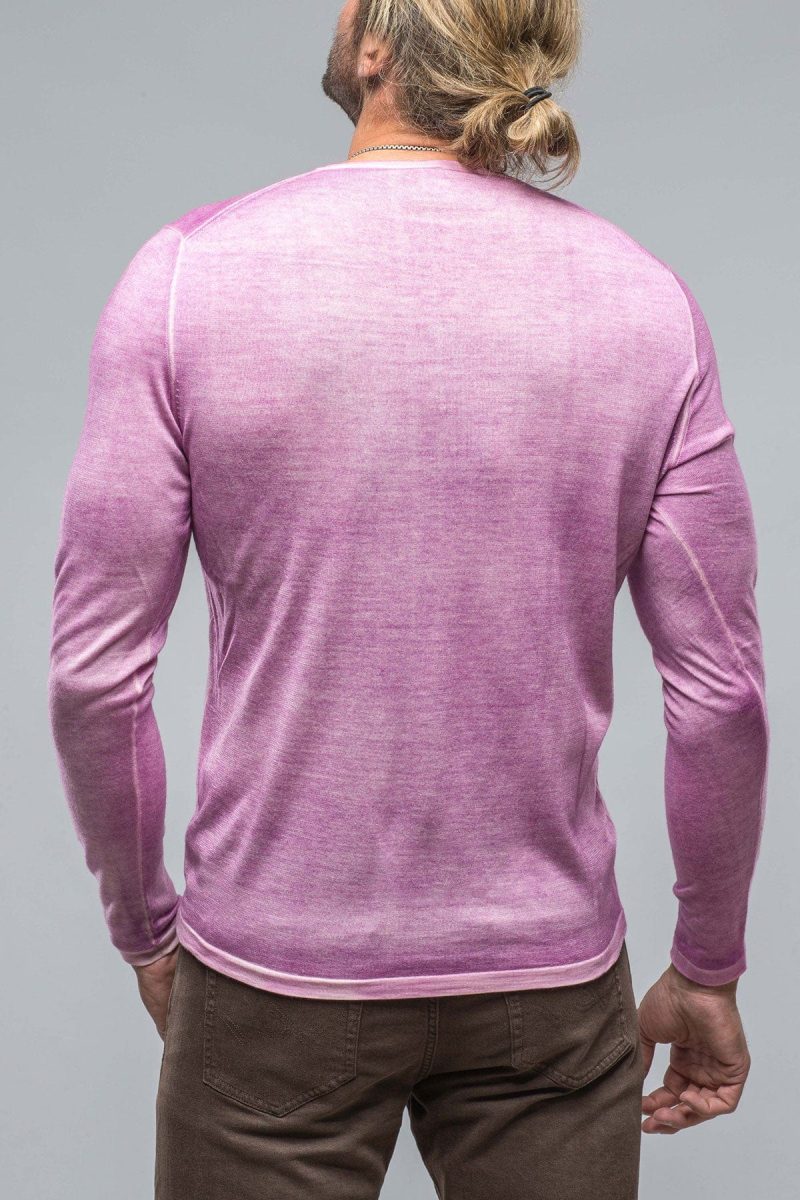 dune matteo cashmere crew in purple mens sweaters axels vail 38547937263850