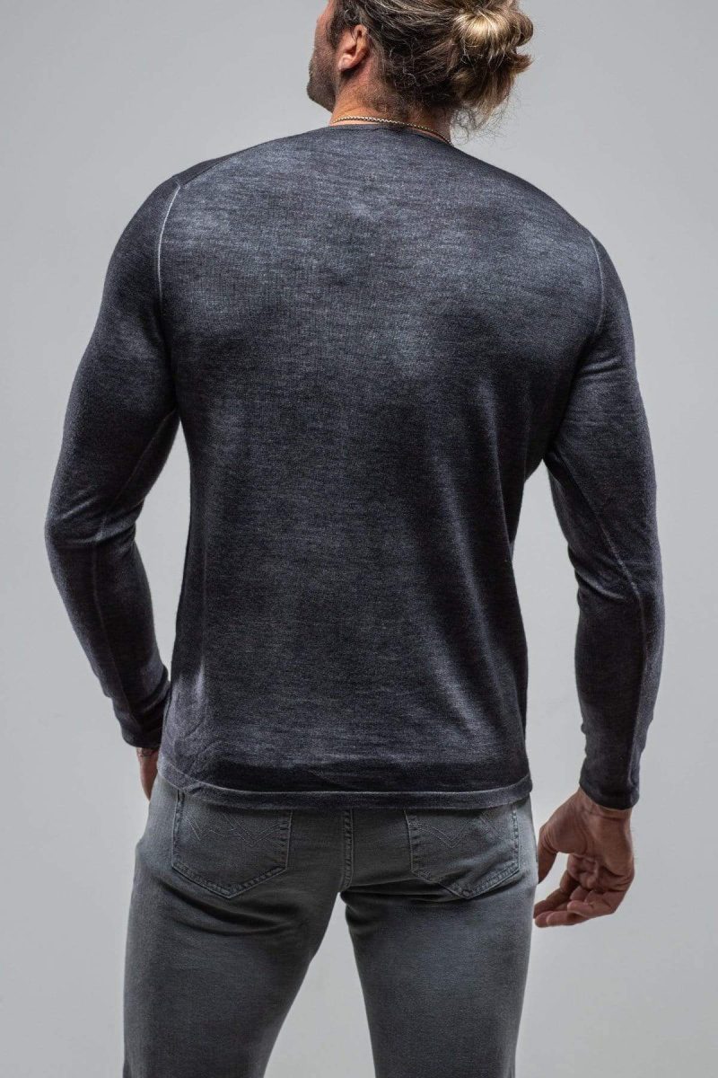 dune matteo cashmere sweater in anthracite mens sweaters axels vail 34639744008426