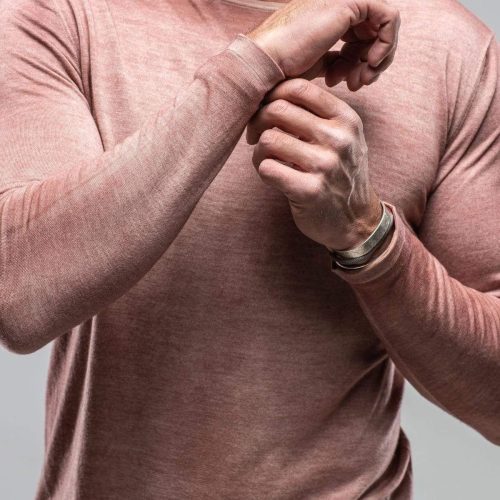 dune matteo cashmere sweater in dusty rose mens sweaters axels vail 34639732113642