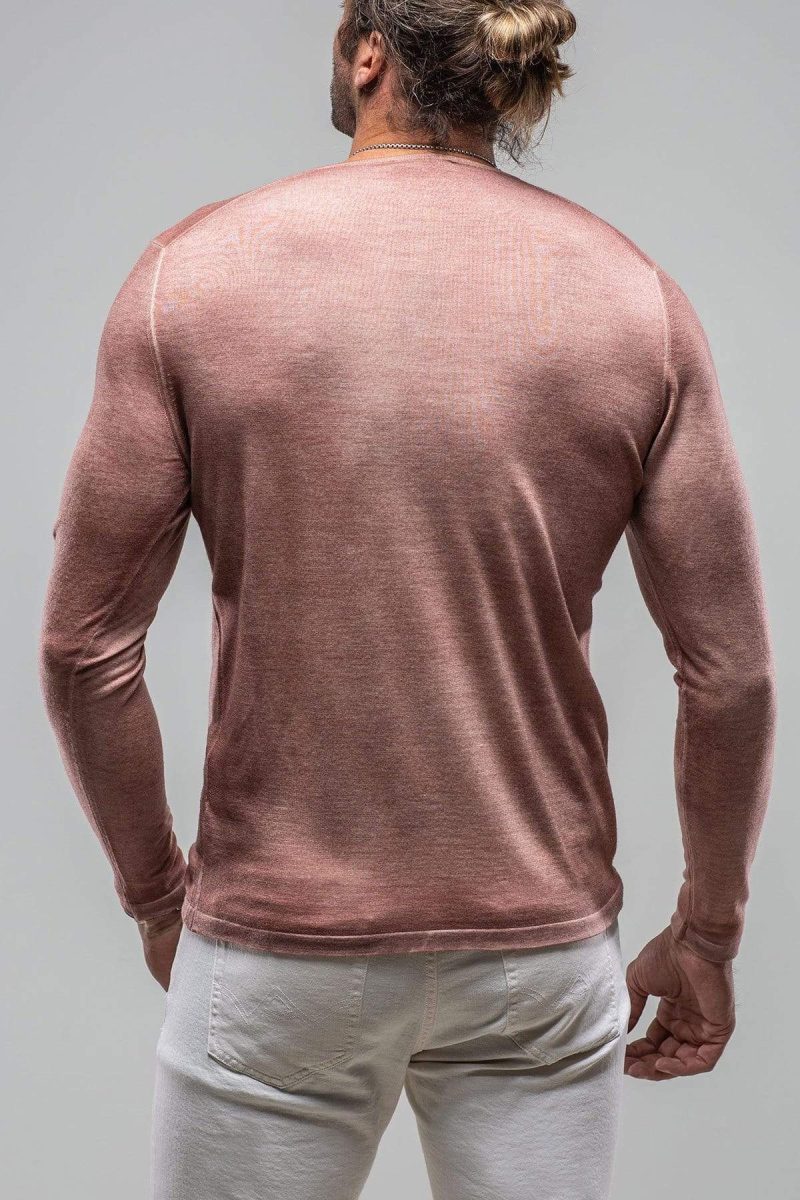 dune matteo cashmere sweater in dusty rose mens sweaters axels vail 34639823470826